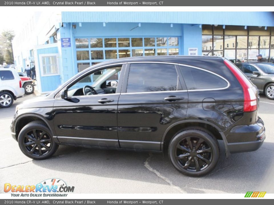 2010 Honda CR-V LX AWD Crystal Black Pearl / Black Photo #11
