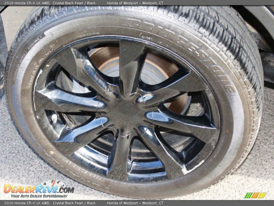 2010 Honda CR-V LX AWD Crystal Black Pearl / Black Photo #13