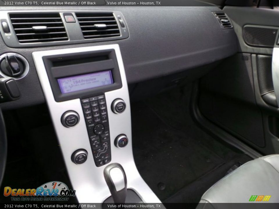 2012 Volvo C70 T5 Celestial Blue Metallic / Off Black Photo #14