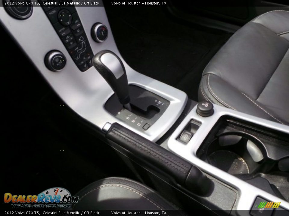 2012 Volvo C70 T5 Celestial Blue Metallic / Off Black Photo #15