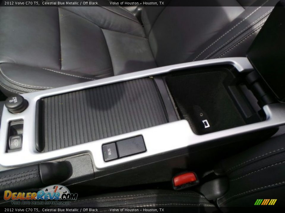 2012 Volvo C70 T5 Celestial Blue Metallic / Off Black Photo #20