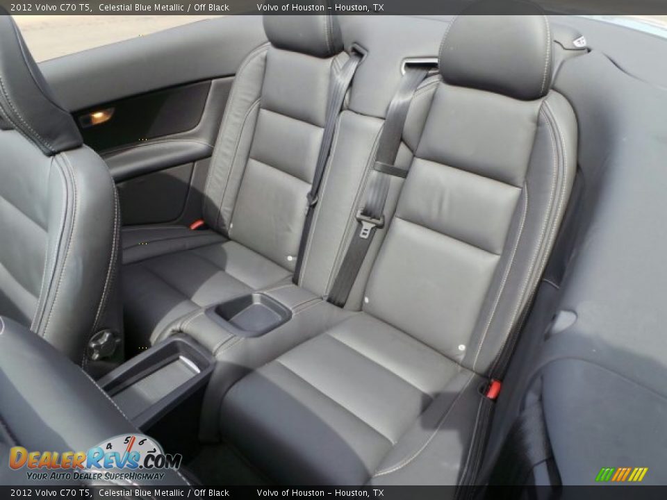 2012 Volvo C70 T5 Celestial Blue Metallic / Off Black Photo #24