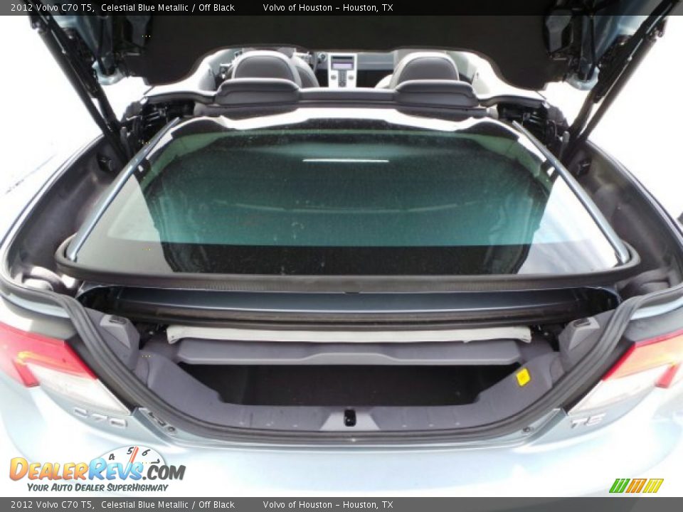 2012 Volvo C70 T5 Celestial Blue Metallic / Off Black Photo #27