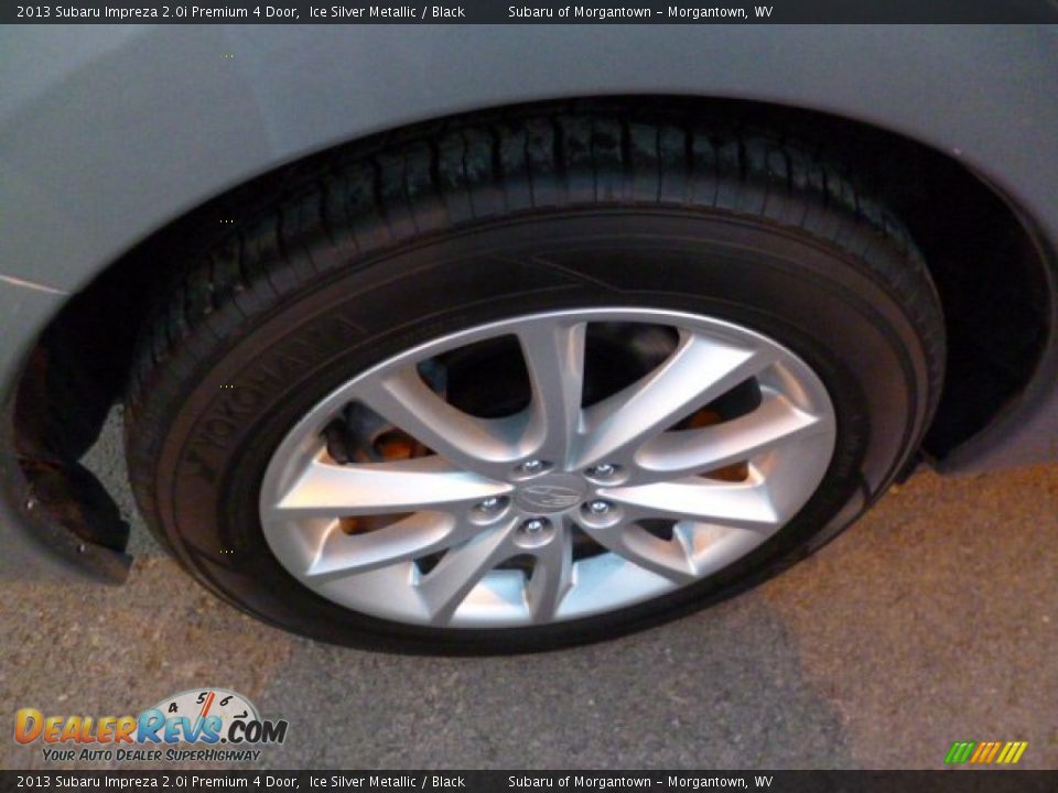 2013 Subaru Impreza 2.0i Premium 4 Door Ice Silver Metallic / Black Photo #12