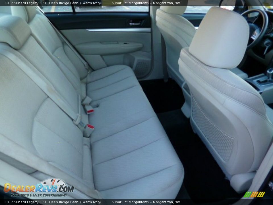 2012 Subaru Legacy 2.5i Deep Indigo Pearl / Warm Ivory Photo #5