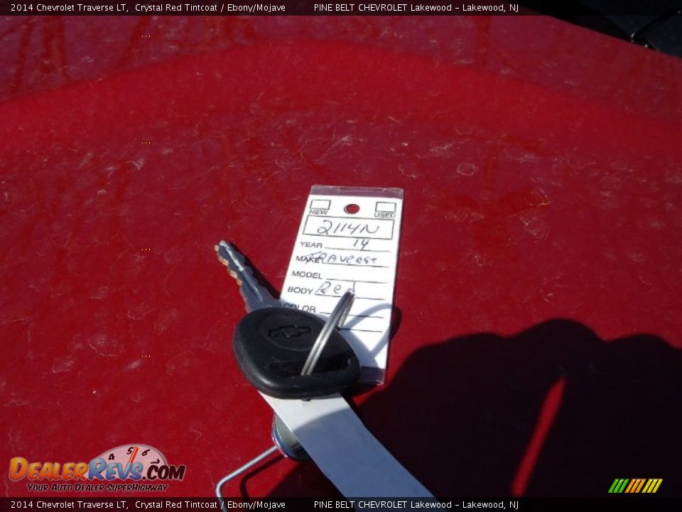 2014 Chevrolet Traverse LT Crystal Red Tintcoat / Ebony/Mojave Photo #11