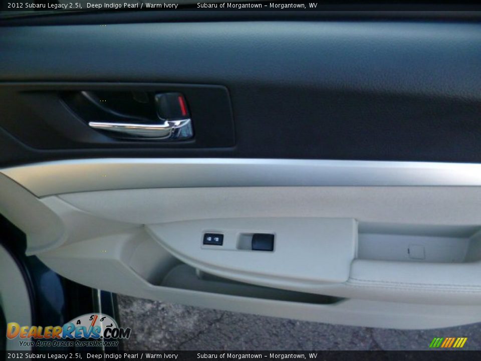 2012 Subaru Legacy 2.5i Deep Indigo Pearl / Warm Ivory Photo #13