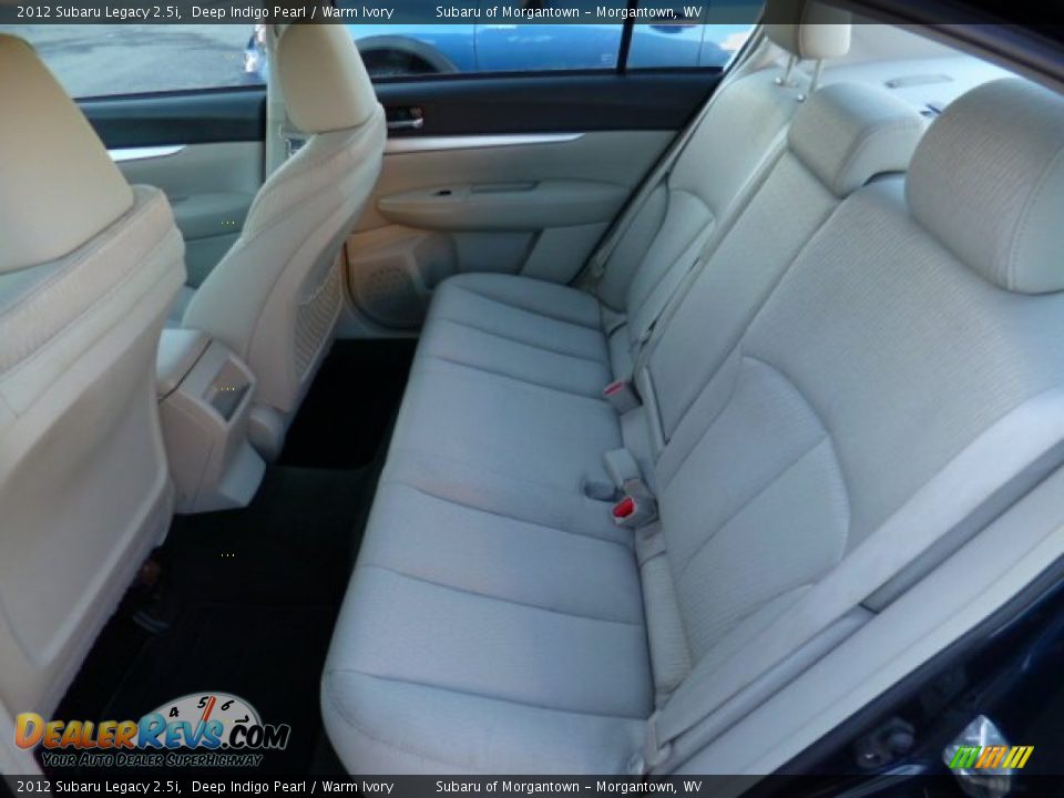 2012 Subaru Legacy 2.5i Deep Indigo Pearl / Warm Ivory Photo #14