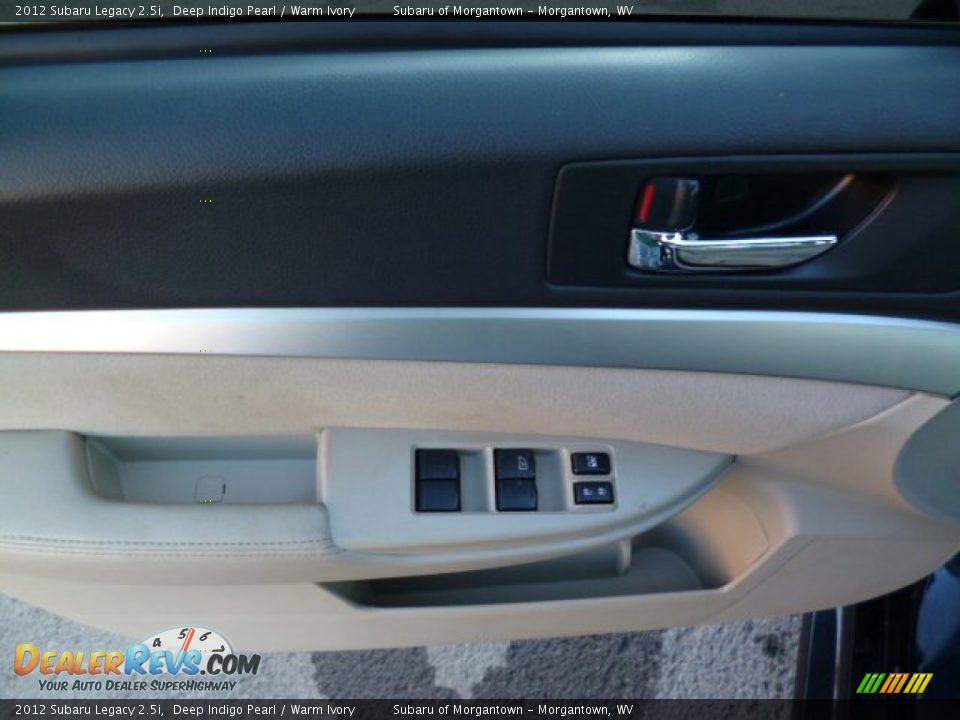 2012 Subaru Legacy 2.5i Deep Indigo Pearl / Warm Ivory Photo #16
