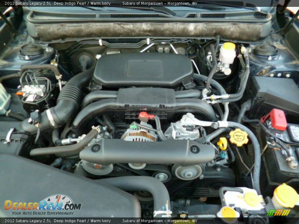 2012 Subaru Legacy 2.5i Deep Indigo Pearl / Warm Ivory Photo #17