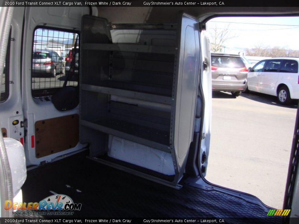 2010 Ford Transit Connect XLT Cargo Van Frozen White / Dark Gray Photo #20
