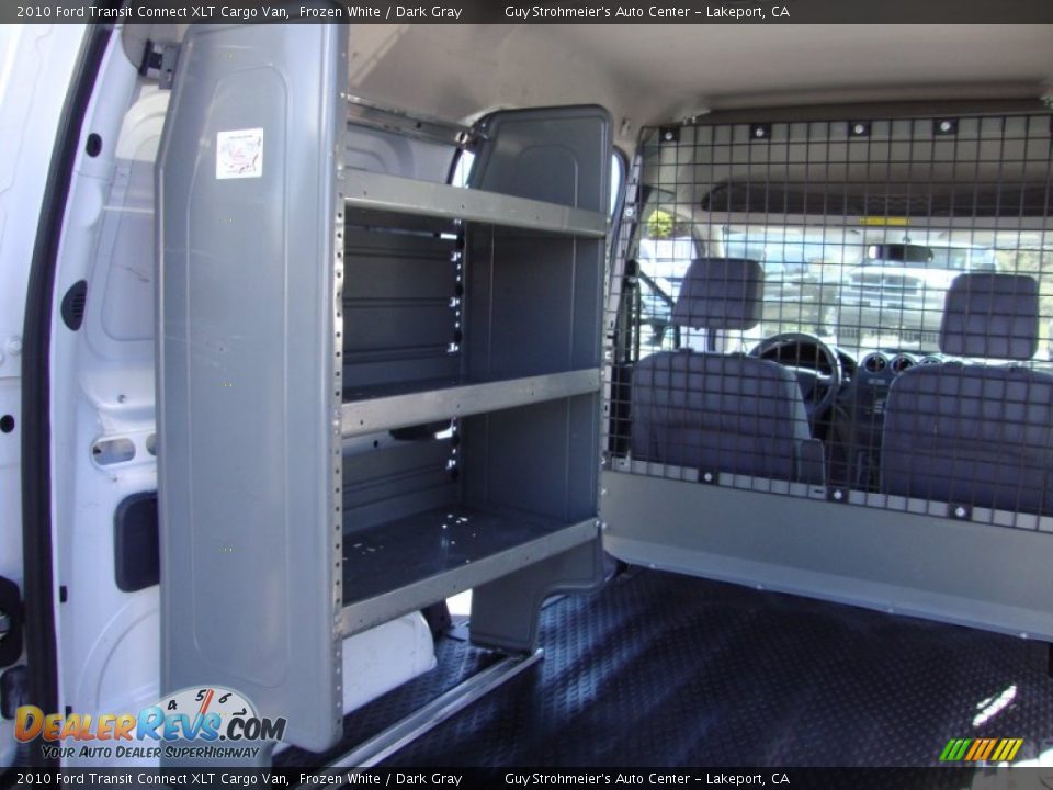 2010 Ford Transit Connect XLT Cargo Van Frozen White / Dark Gray Photo #23
