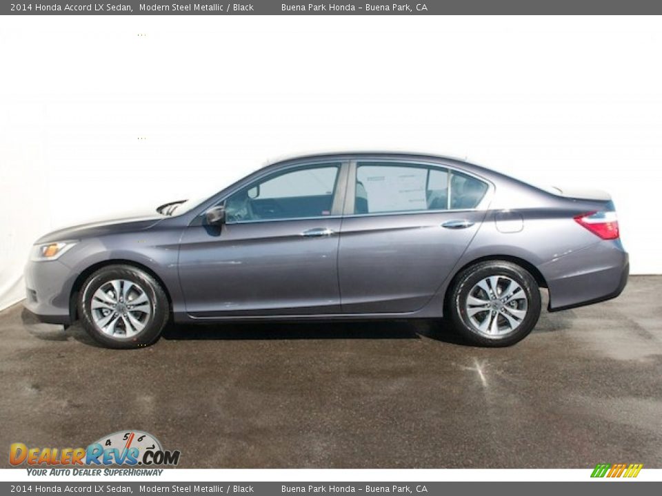 2014 Honda Accord LX Sedan Modern Steel Metallic / Black Photo #4