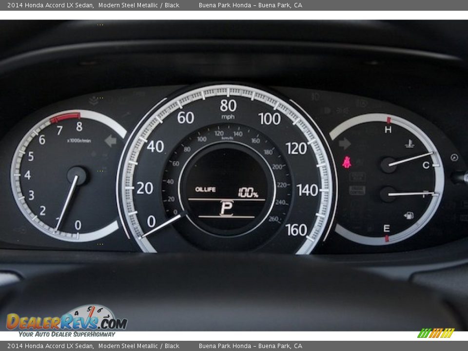 2014 Honda Accord LX Sedan Modern Steel Metallic / Black Photo #17