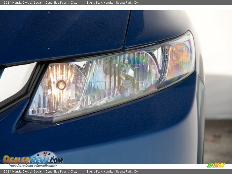 2014 Honda Civic LX Sedan Dyno Blue Pearl / Gray Photo #5