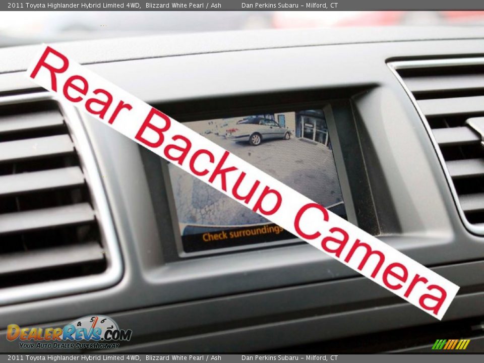 2011 Toyota Highlander Hybrid Limited 4WD Blizzard White Pearl / Ash Photo #12