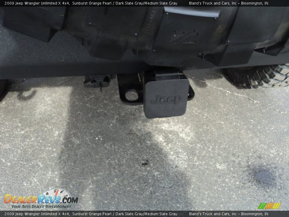 2009 Jeep Wrangler Unlimited X 4x4 Sunburst Orange Pearl / Dark Slate Gray/Medium Slate Gray Photo #20