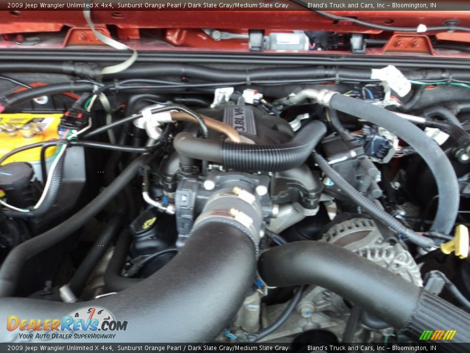 2009 Jeep Wrangler Unlimited X 4x4 3.8 Liter OHV 12-Valve V6 Engine Photo #22