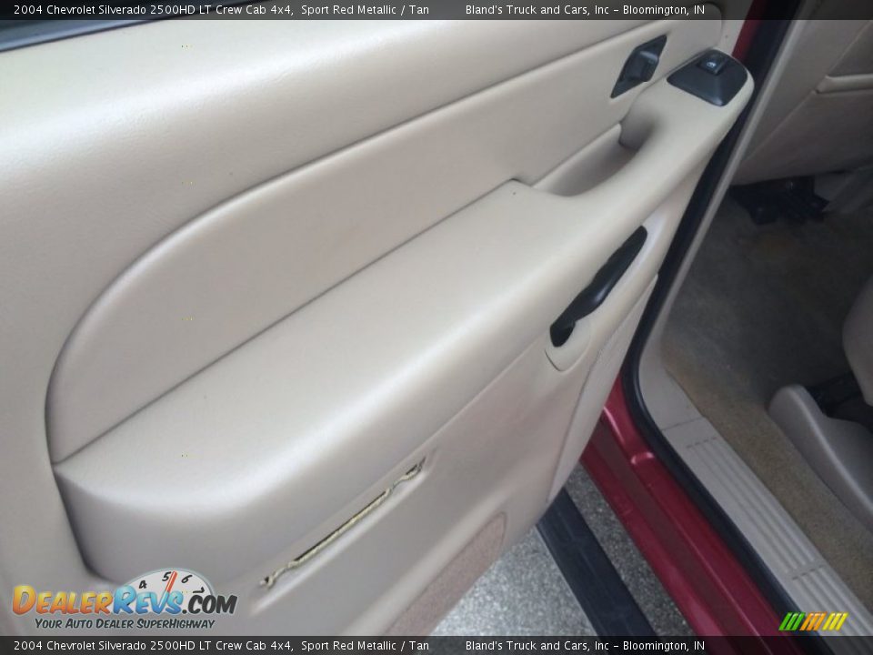 2004 Chevrolet Silverado 2500HD LT Crew Cab 4x4 Sport Red Metallic / Tan Photo #5