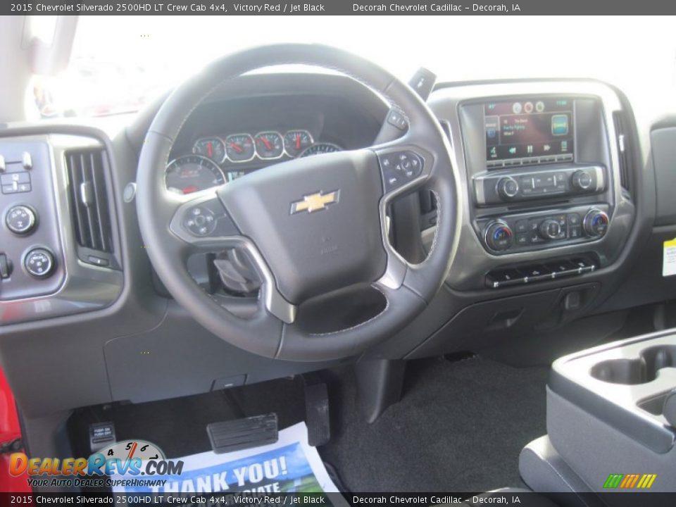 2015 Chevrolet Silverado 2500HD LT Crew Cab 4x4 Victory Red / Jet Black Photo #8