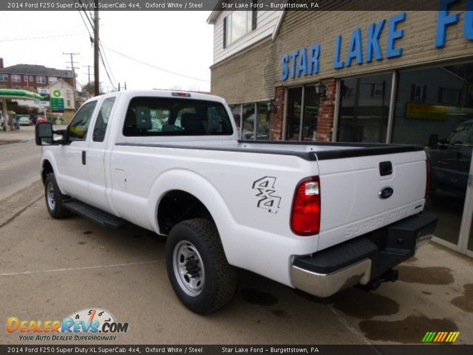 2014 Ford F250 Super Duty XL SuperCab 4x4 Oxford White / Steel Photo #6
