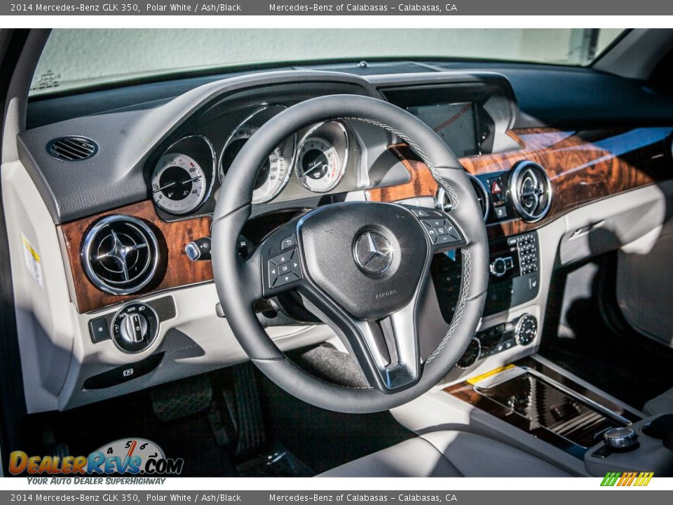 2014 Mercedes-Benz GLK 350 Polar White / Ash/Black Photo #5