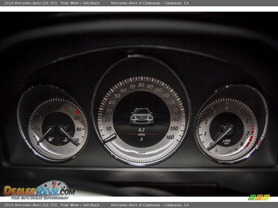2014 Mercedes-Benz GLK 350 Polar White / Ash/Black Photo #6