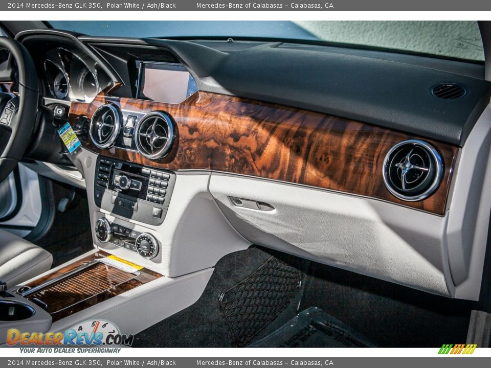 2014 Mercedes-Benz GLK 350 Polar White / Ash/Black Photo #8