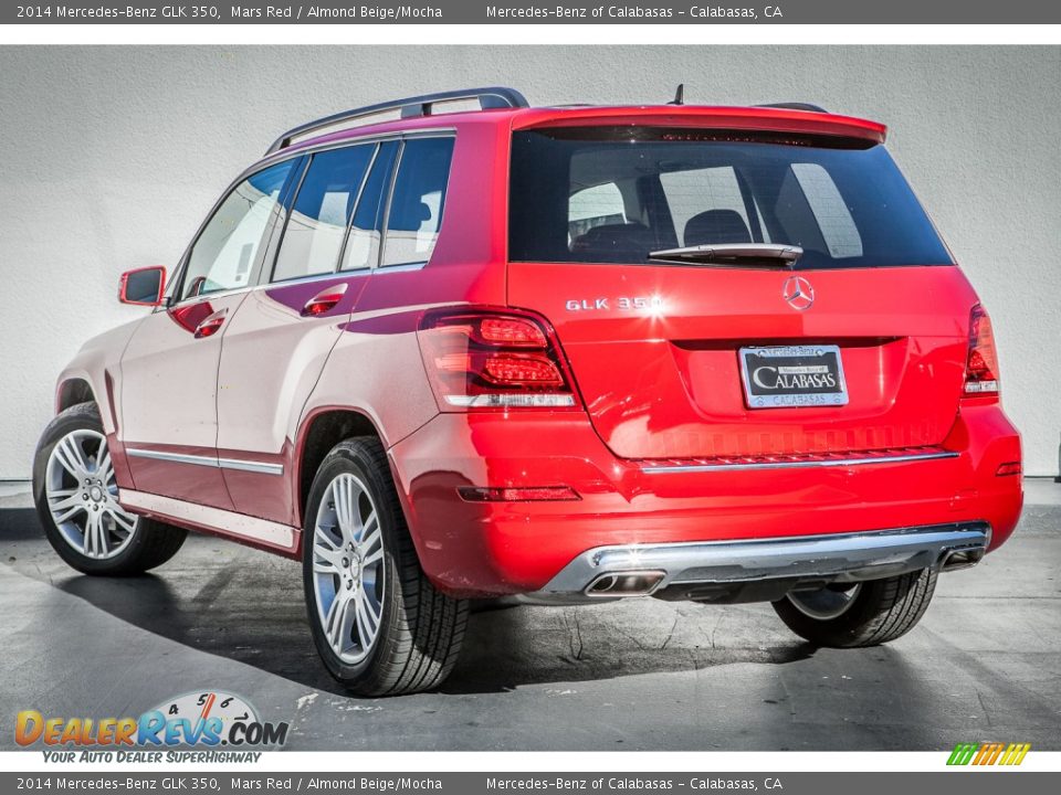 2014 Mercedes-Benz GLK 350 Mars Red / Almond Beige/Mocha Photo #2
