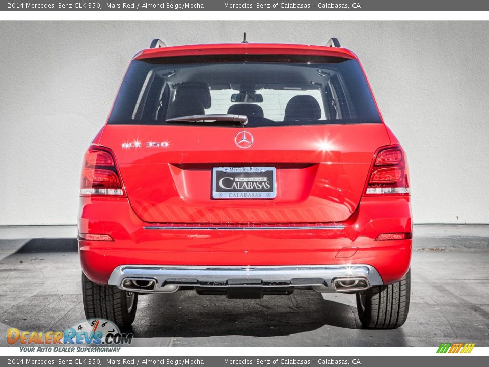 2014 Mercedes-Benz GLK 350 Mars Red / Almond Beige/Mocha Photo #3