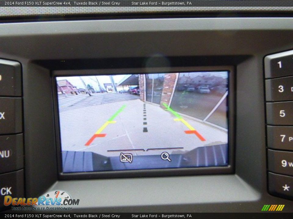 2014 Ford F150 XLT SuperCrew 4x4 Tuxedo Black / Steel Grey Photo #17