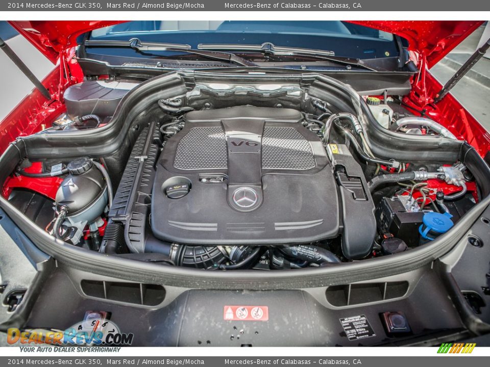 2014 Mercedes-Benz GLK 350 Mars Red / Almond Beige/Mocha Photo #9
