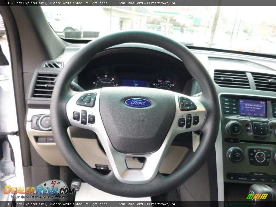 2014 Ford Explorer 4WD Steering Wheel Photo #18