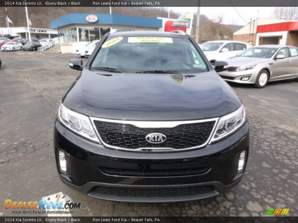 2014 Kia Sorento LX Ebony Black / Black Photo #3