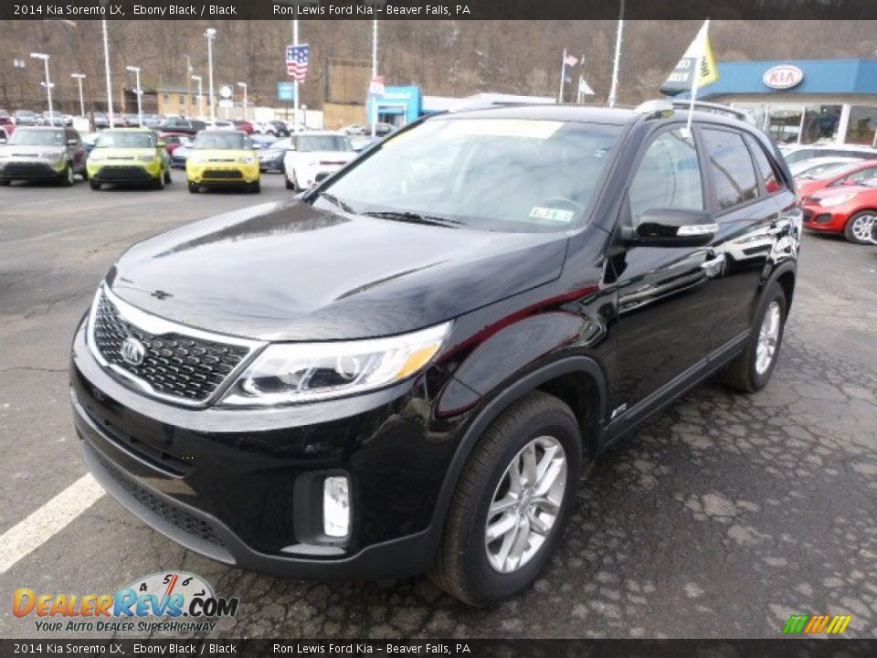 2014 Kia Sorento LX Ebony Black / Black Photo #4