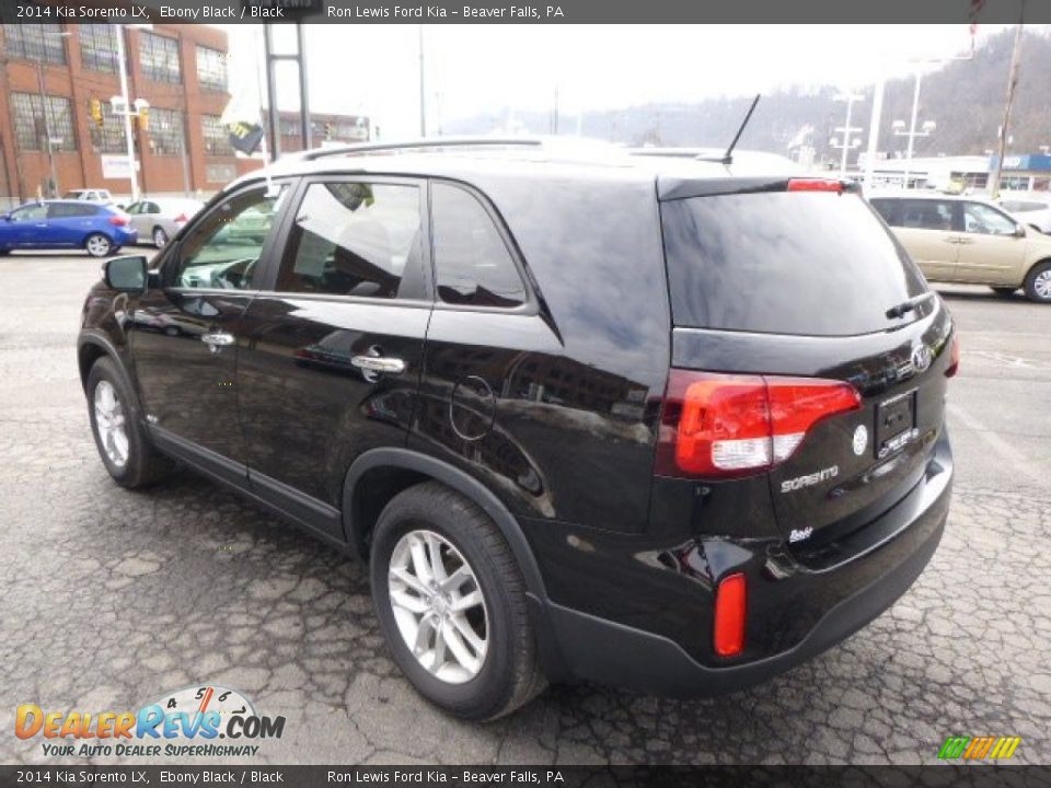 2014 Kia Sorento LX Ebony Black / Black Photo #6