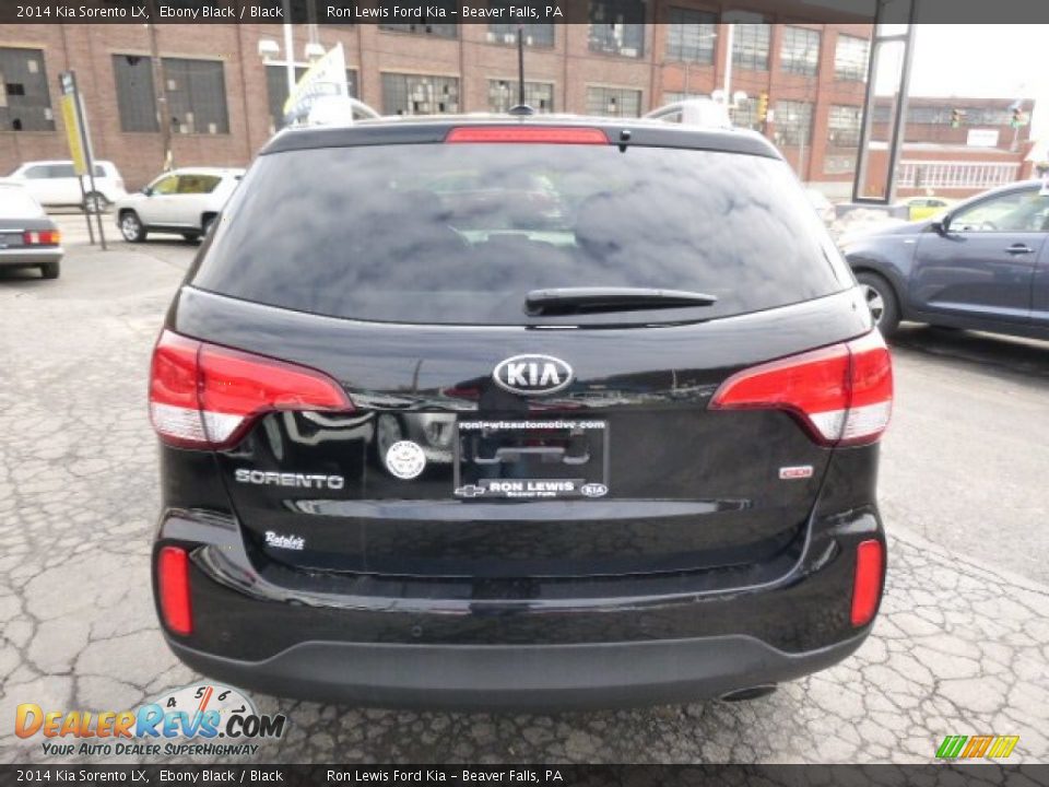 2014 Kia Sorento LX Ebony Black / Black Photo #7