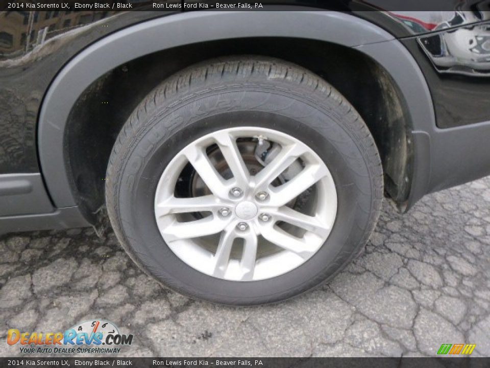 2014 Kia Sorento LX Ebony Black / Black Photo #9