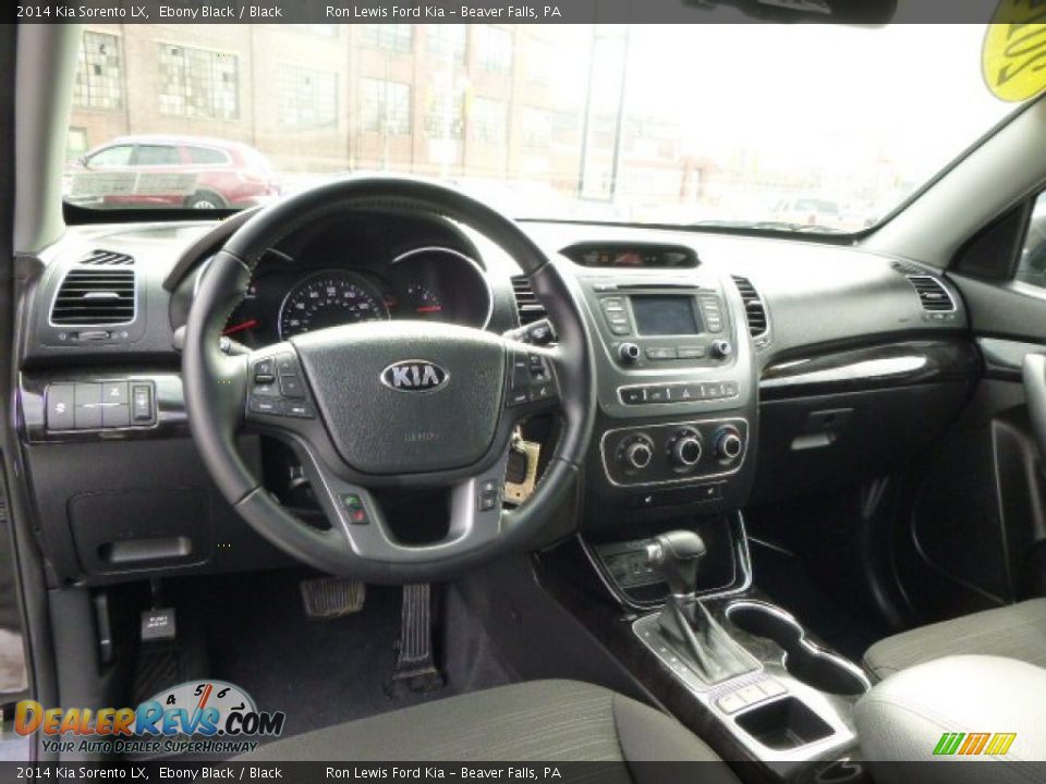 2014 Kia Sorento LX Ebony Black / Black Photo #12