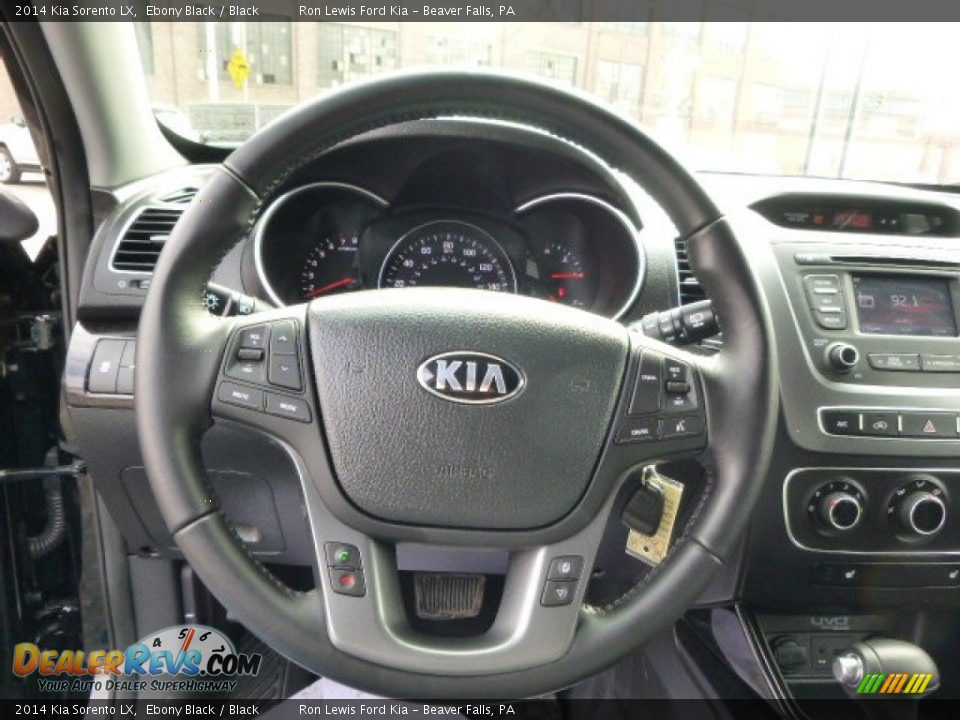 2014 Kia Sorento LX Ebony Black / Black Photo #18