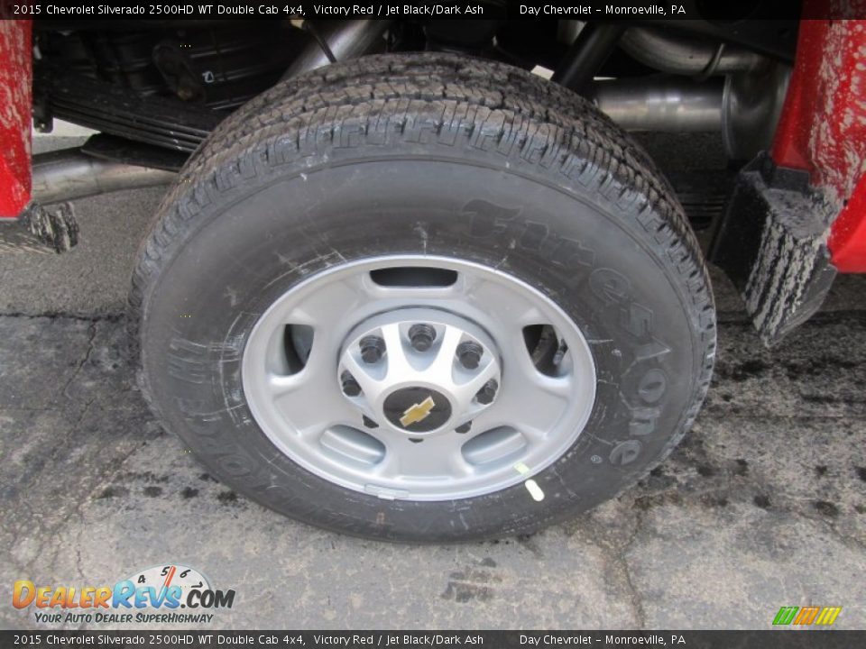 2015 Chevrolet Silverado 2500HD WT Double Cab 4x4 Victory Red / Jet Black/Dark Ash Photo #3