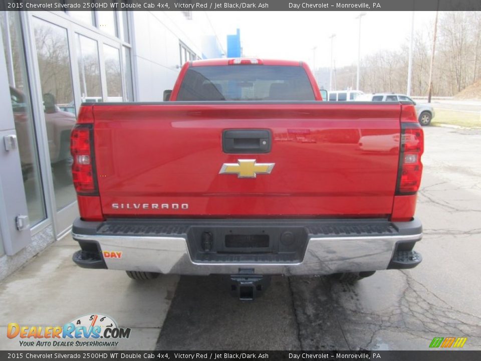 2015 Chevrolet Silverado 2500HD WT Double Cab 4x4 Victory Red / Jet Black/Dark Ash Photo #5