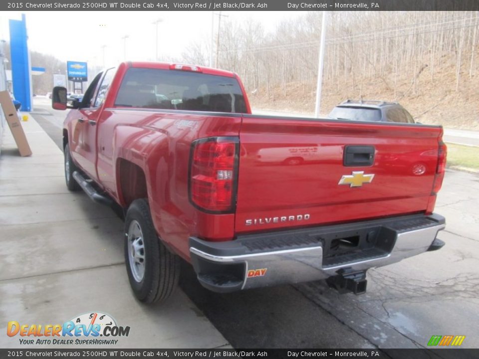 2015 Chevrolet Silverado 2500HD WT Double Cab 4x4 Victory Red / Jet Black/Dark Ash Photo #8