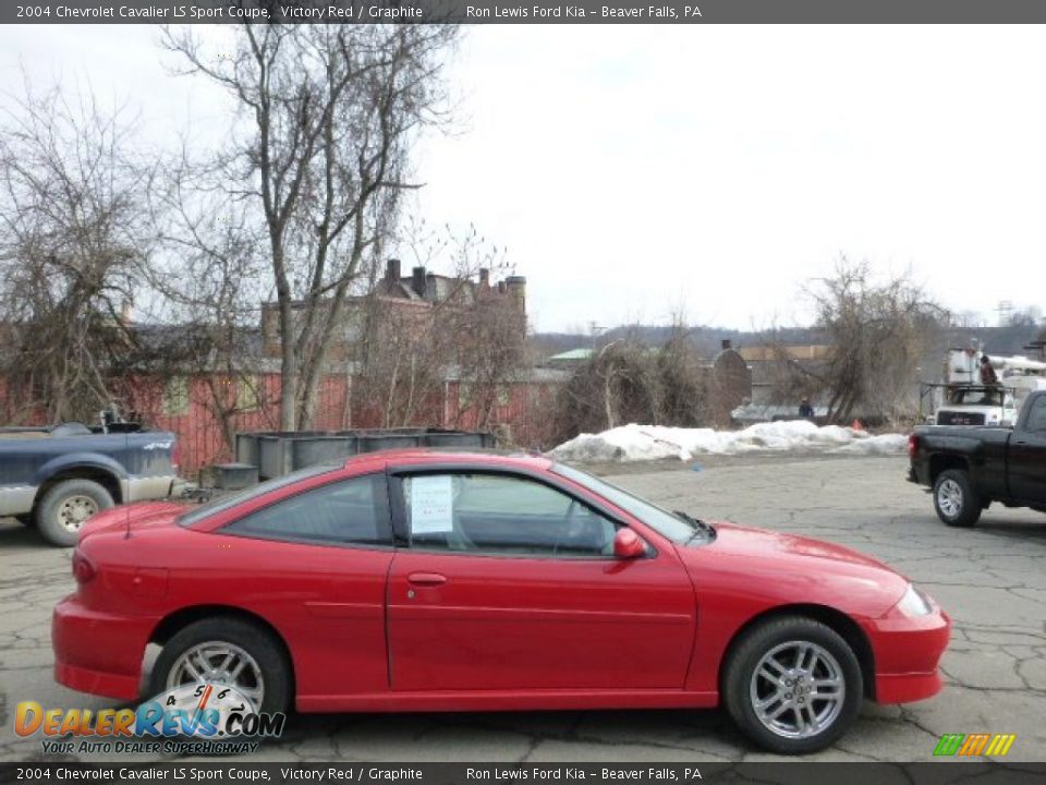 2004 Chevrolet Cavalier LS Sport Coupe Victory Red / Graphite Photo #1