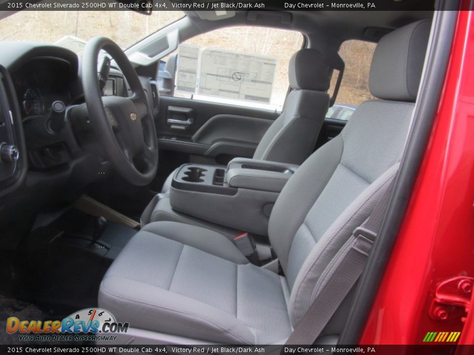 2015 Chevrolet Silverado 2500HD WT Double Cab 4x4 Victory Red / Jet Black/Dark Ash Photo #13