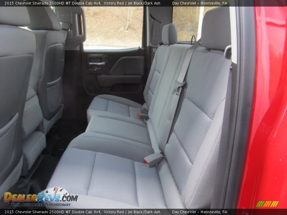2015 Chevrolet Silverado 2500HD WT Double Cab 4x4 Victory Red / Jet Black/Dark Ash Photo #14