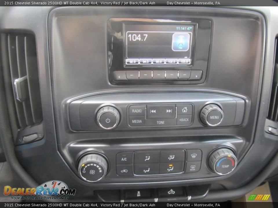 2015 Chevrolet Silverado 2500HD WT Double Cab 4x4 Victory Red / Jet Black/Dark Ash Photo #17