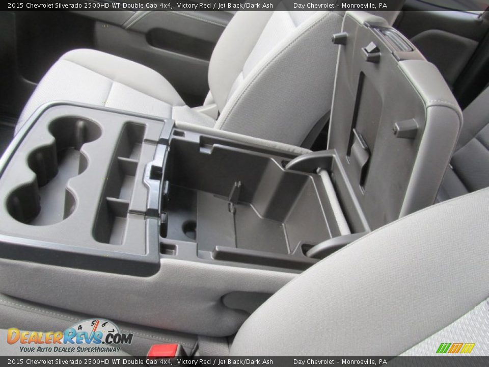 2015 Chevrolet Silverado 2500HD WT Double Cab 4x4 Victory Red / Jet Black/Dark Ash Photo #18