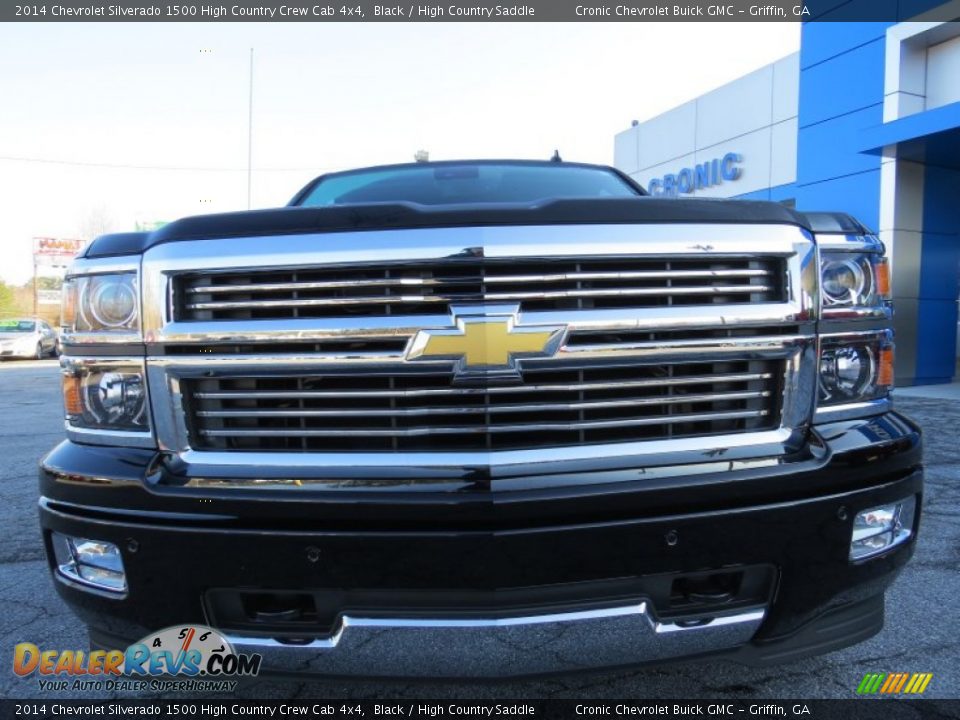 2014 Chevrolet Silverado 1500 High Country Crew Cab 4x4 Black / High Country Saddle Photo #2