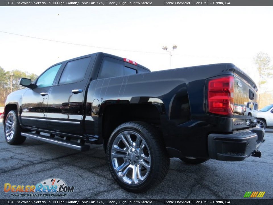 2014 Chevrolet Silverado 1500 High Country Crew Cab 4x4 Black / High Country Saddle Photo #5
